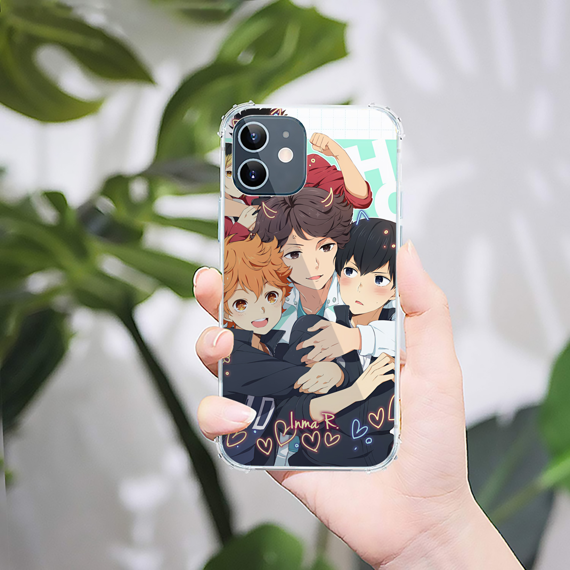 （画像用） ハイキュー!! Haikyu!! 【iPhone 12シリーズ対応】透明スマホケース（クリアソフトケース）